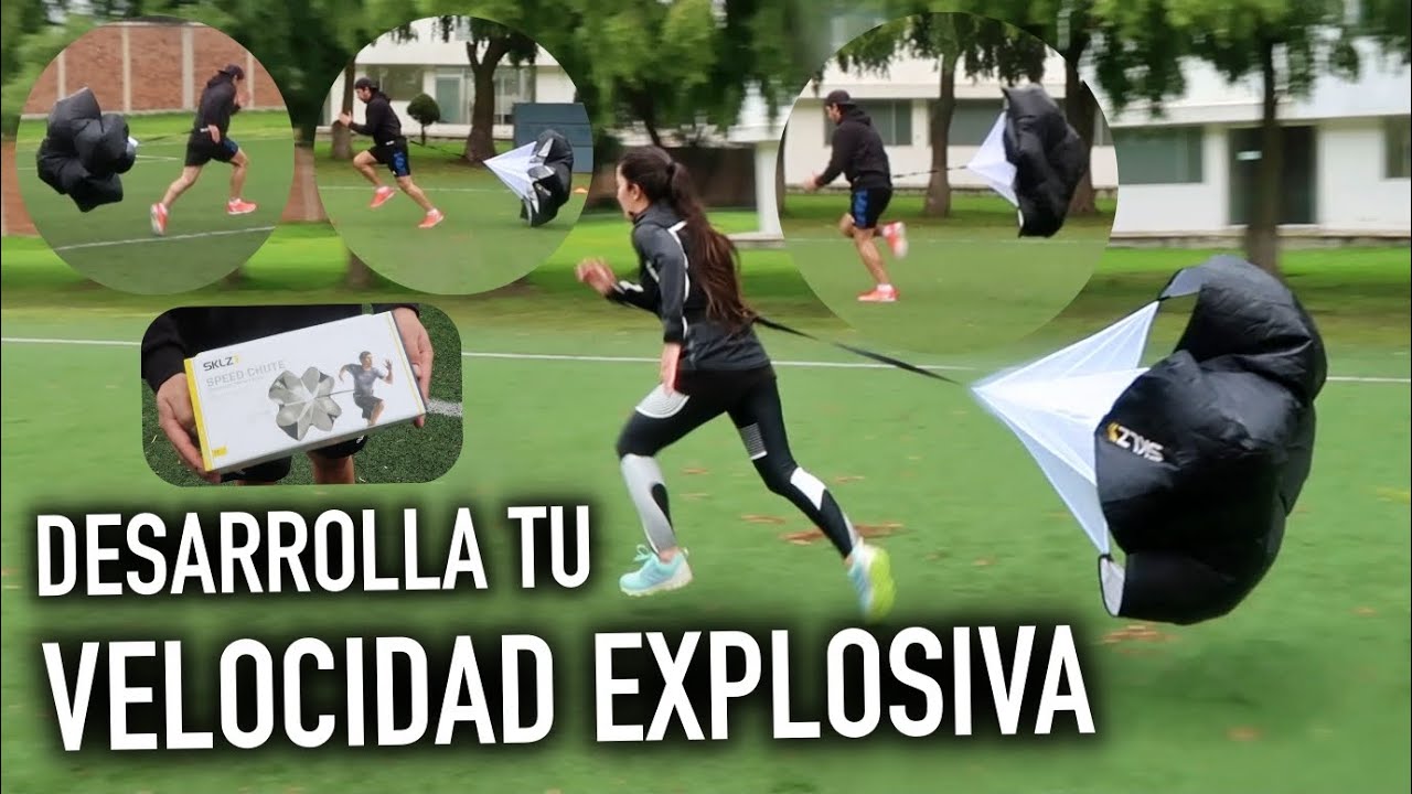 PROBANDO EL PARACAÍDAS SPEED CHUTE SKLZ