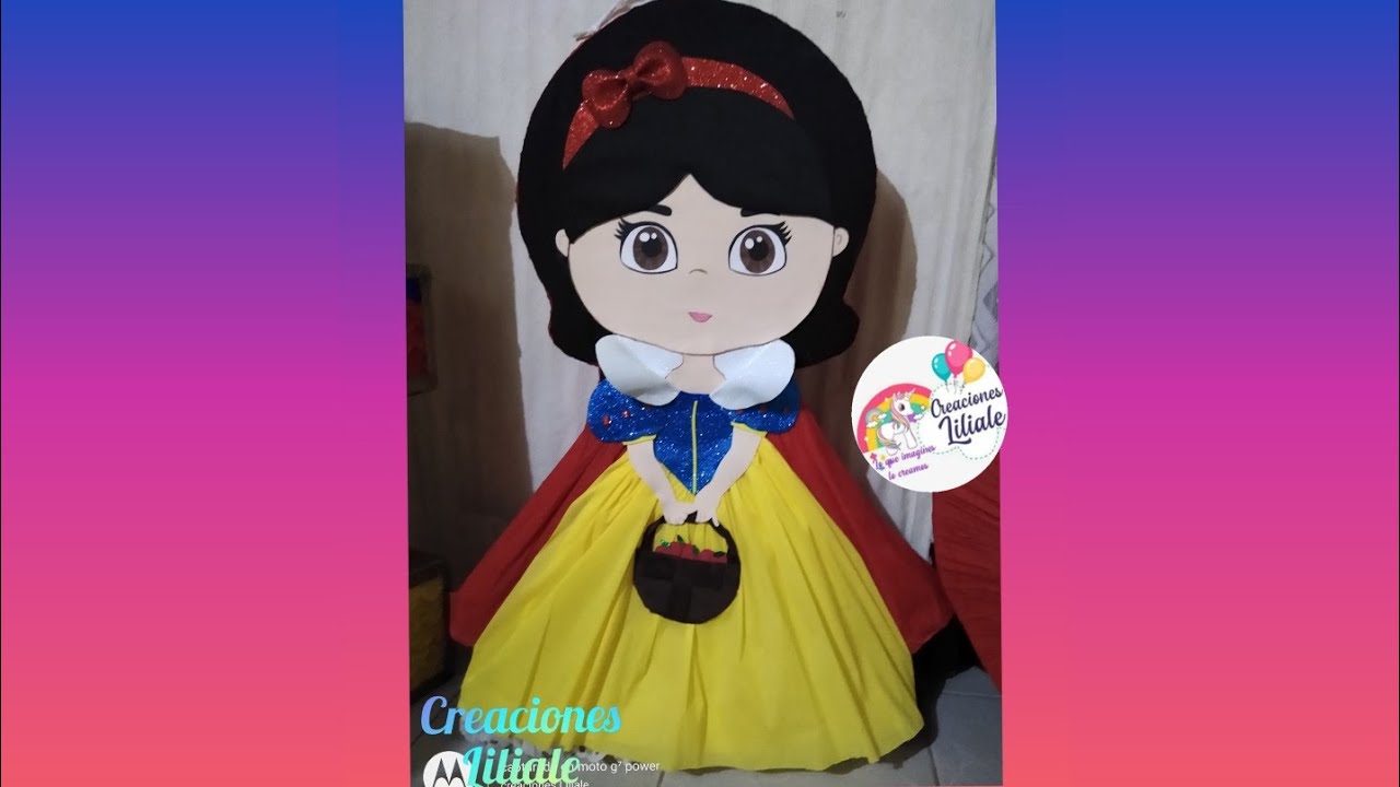 piñata de blanca Nieves