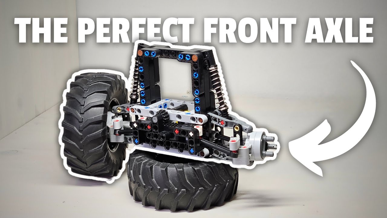 How to Build a Heavy-Duty Independent Suspension with Steering out of Lego Technic