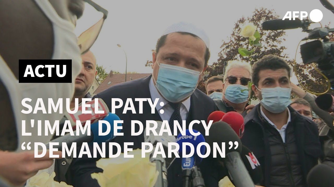 Enseignant décapité: "on vous demande pardon" (imam de Drancy) | AFP Images