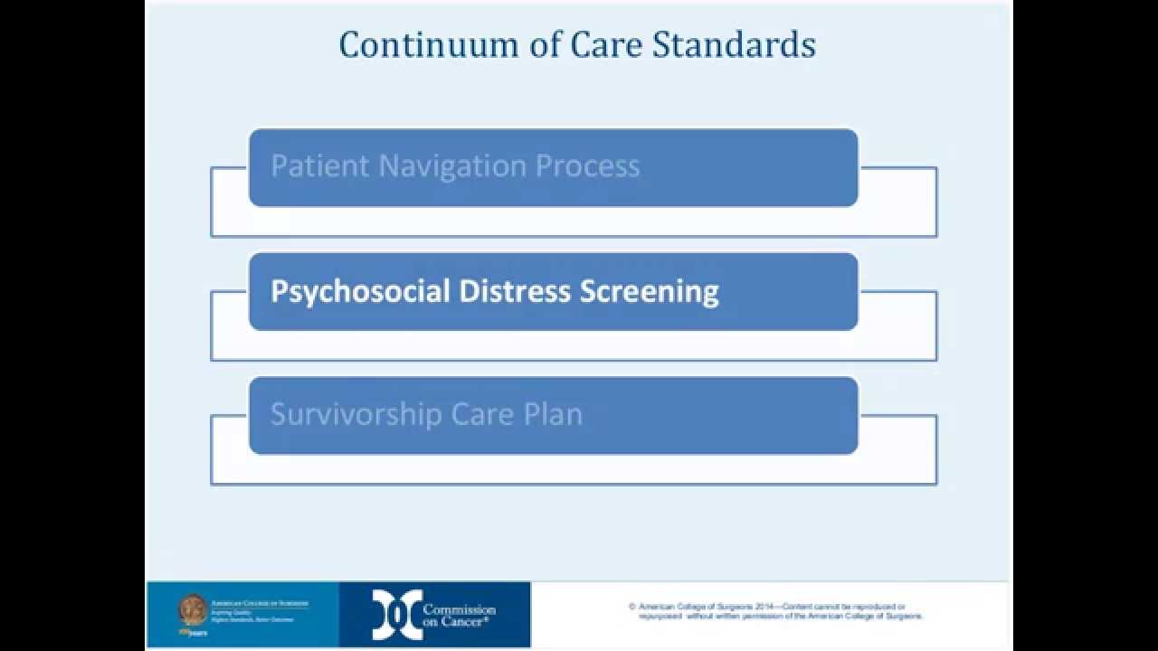 Psychosocial Distress Screening in CoC Hospitals