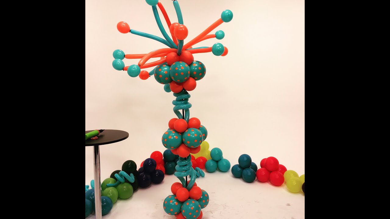 Balloon Tower ~ Polka Dot  Surprise - DIY Tutorial