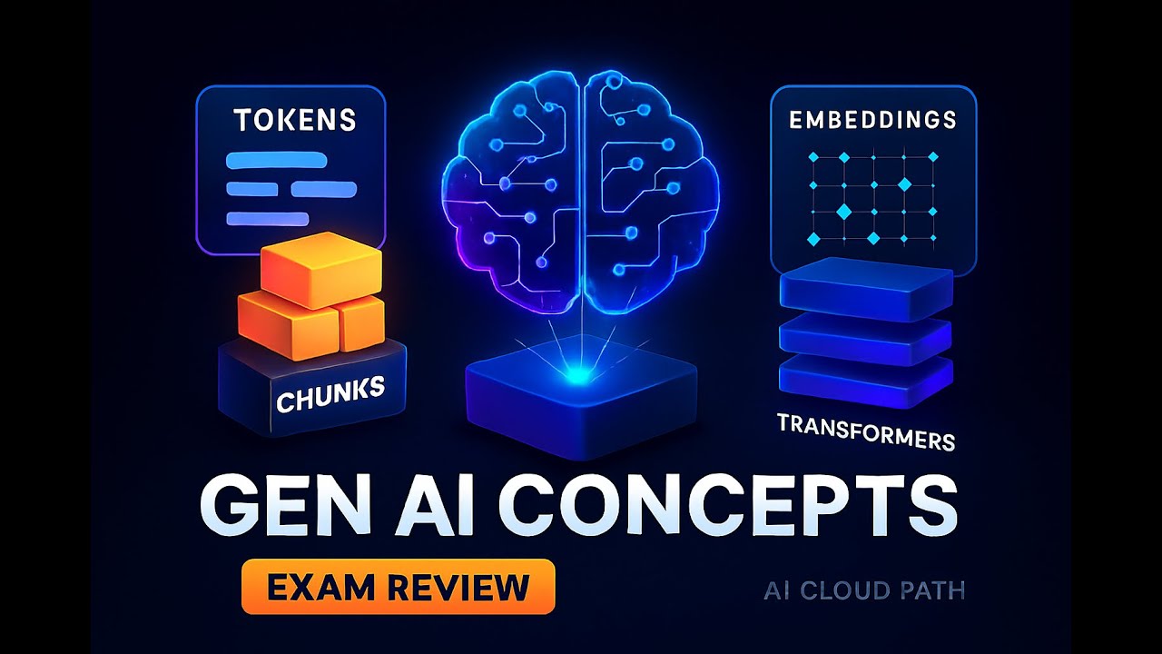 Generative AI Concepts Review | Tokens, Embeddings, LLMs & Model Lifecycle (AWS Exam)