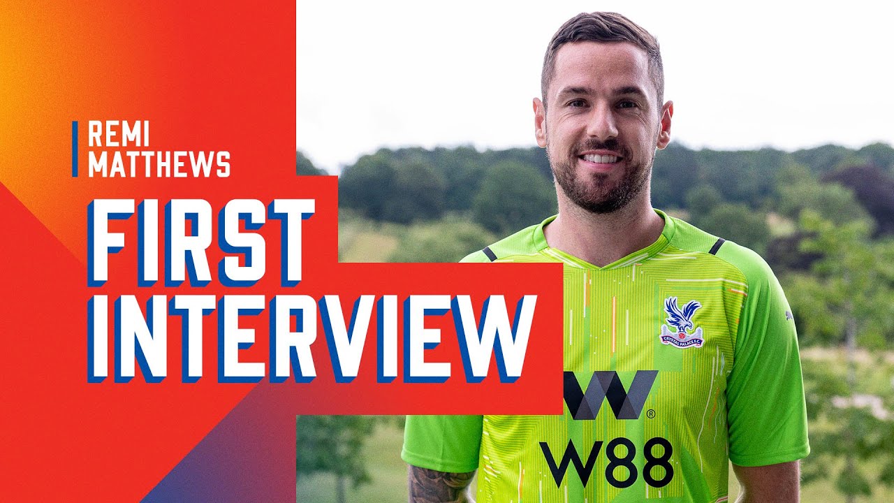 Remi Matthews first interview as a Crystal Palace player 🦅