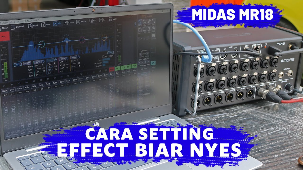 Mixer Digital MIDAS MR18 kirim ke BanyuWangi setelah NUNGGU 1 BULAN