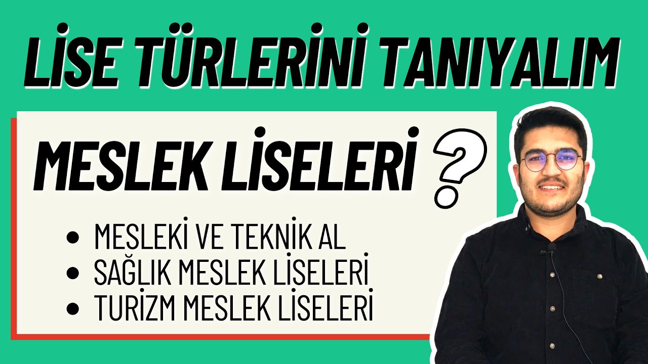 Meslek Liseleri | Lise Türlerini Tanıyalım | LGS 2023