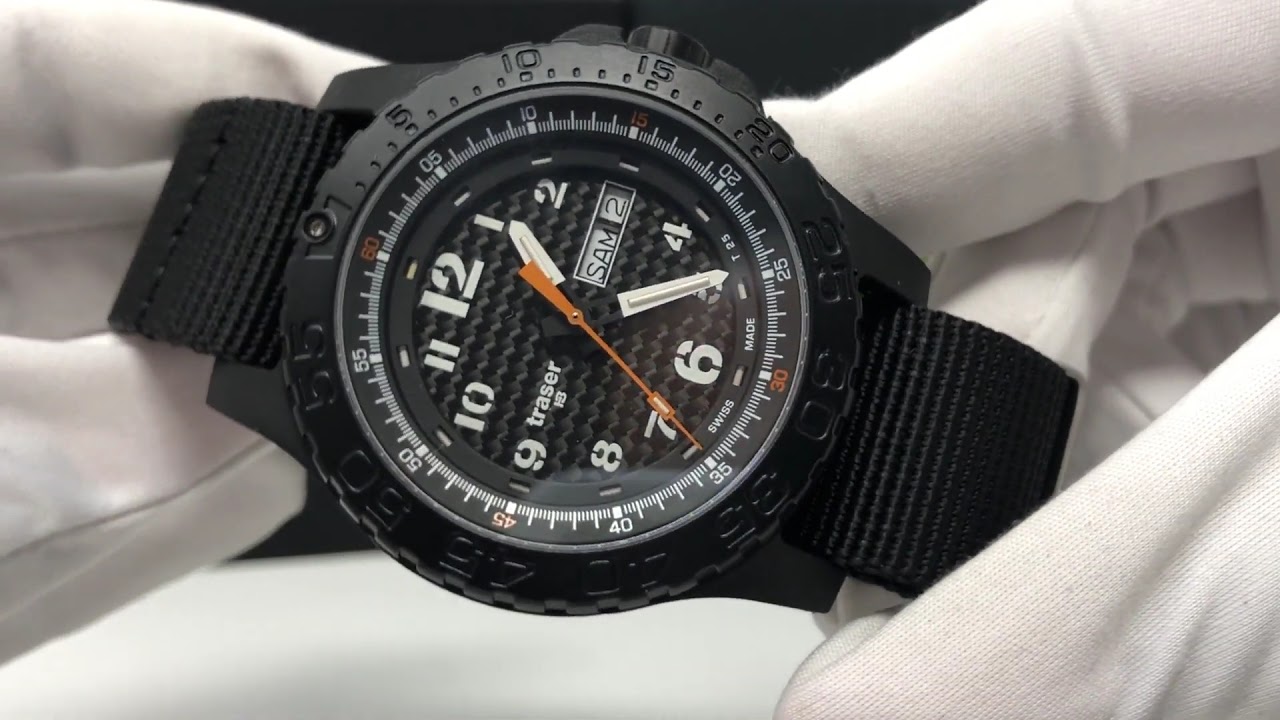 Traser Watch H3 ES Carbon Professional 100278