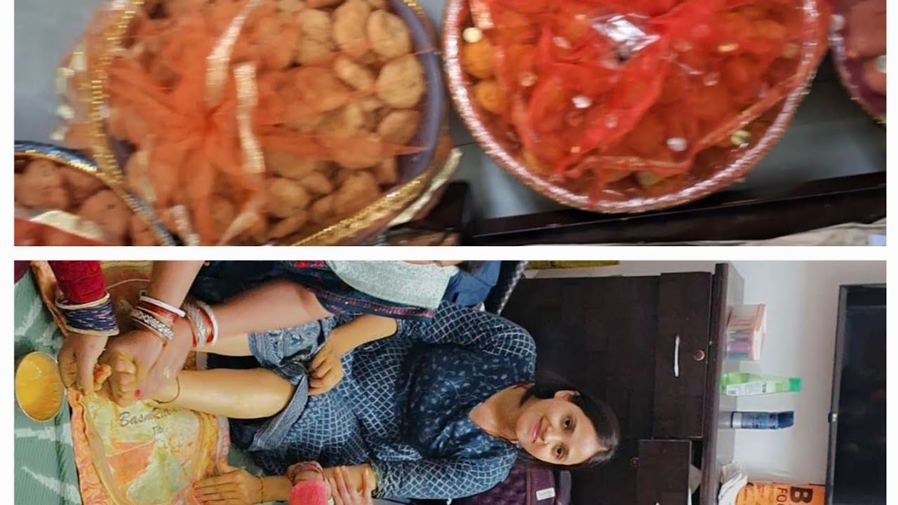 All set for Tilak ceremony 😊😊