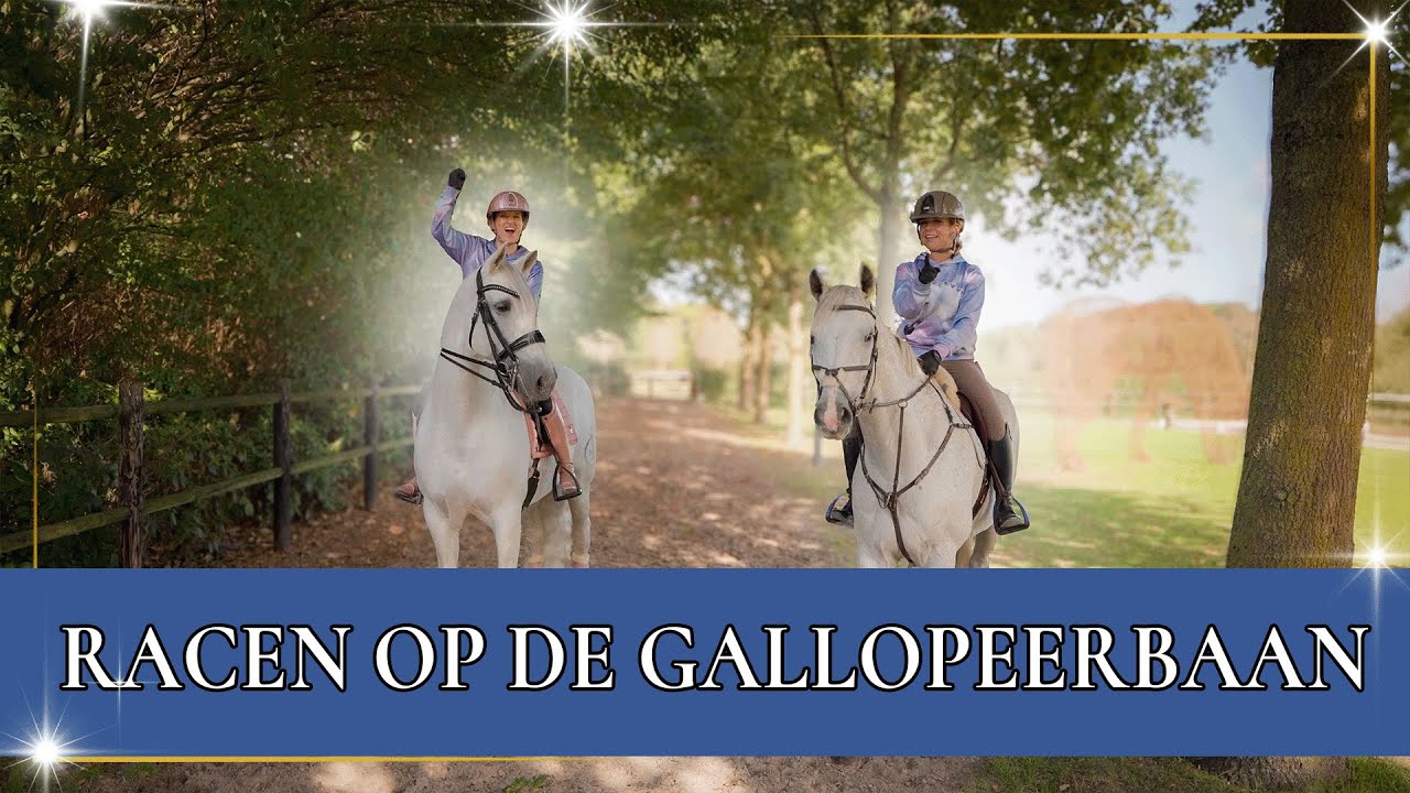 Benthe en Britt op de galoppeerbaan | PaardenpraatTV