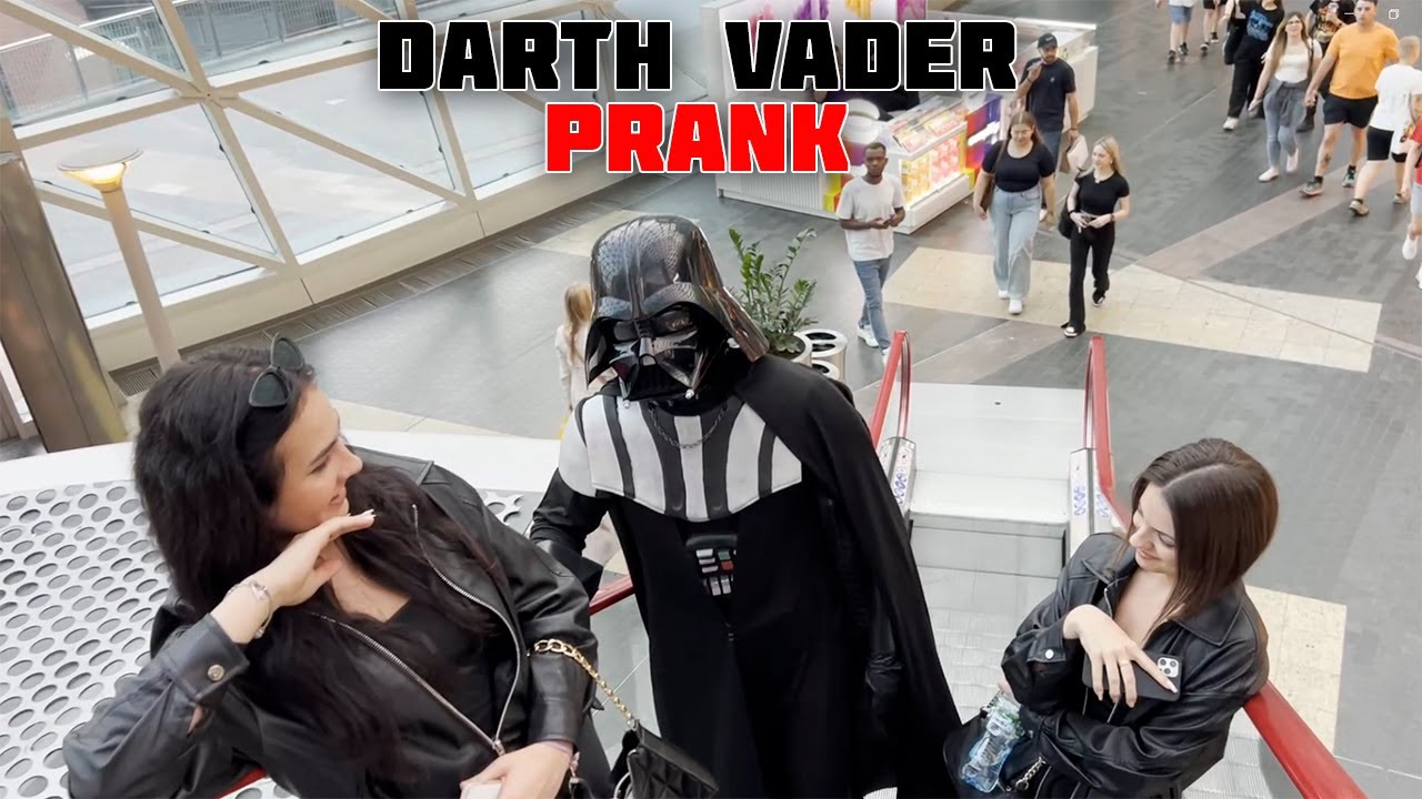 Darth Vader in CITY! People reaction! PRANK!