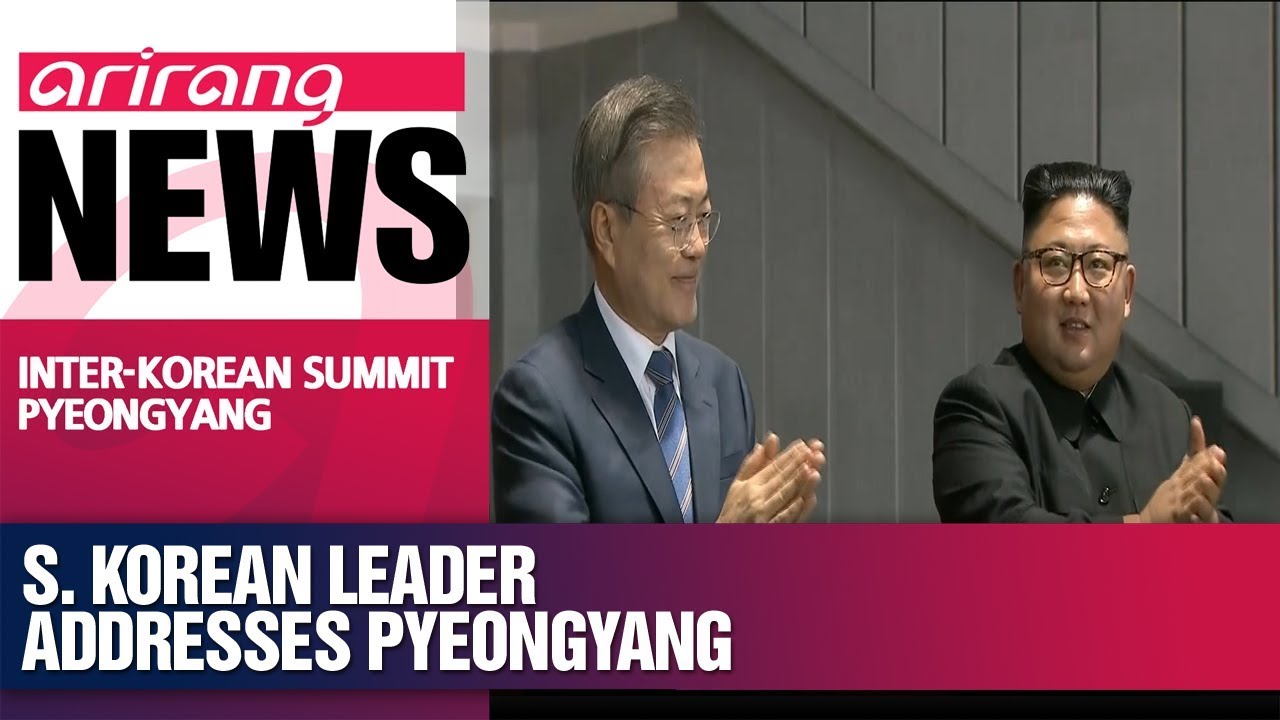 President Moon Jae-in speaks to N. Korean audience of 150,000