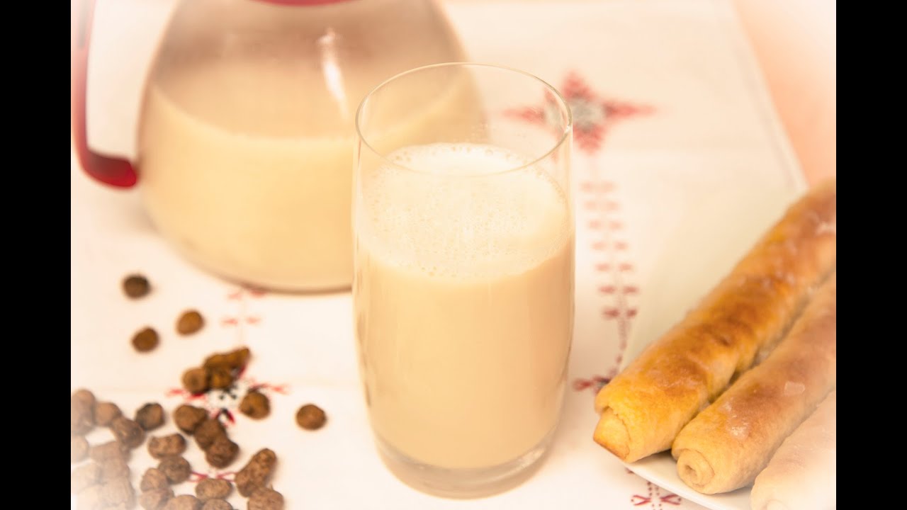 Cómo hacer  autentica HORCHATA VALENCIANA de chufa. RECETA