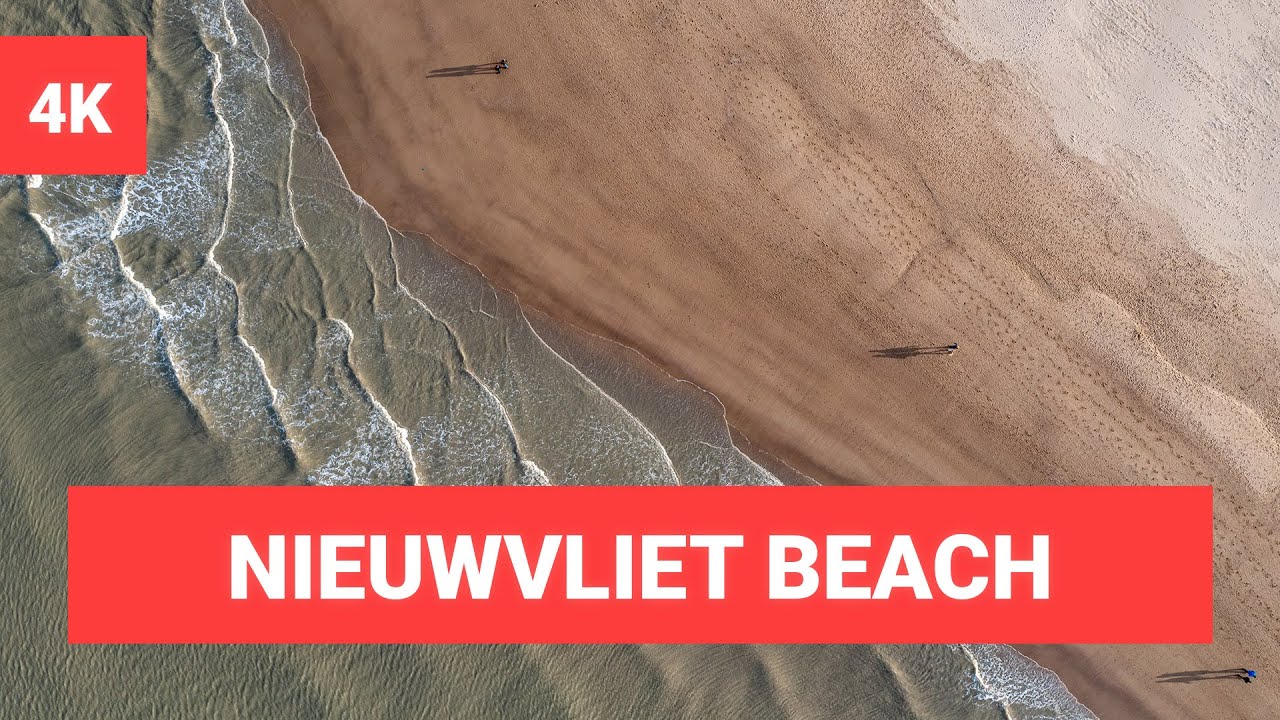 Beach Side Impressions of Nieuwvliet in December - DJI Mavic 2 Pro - Drone Flight
