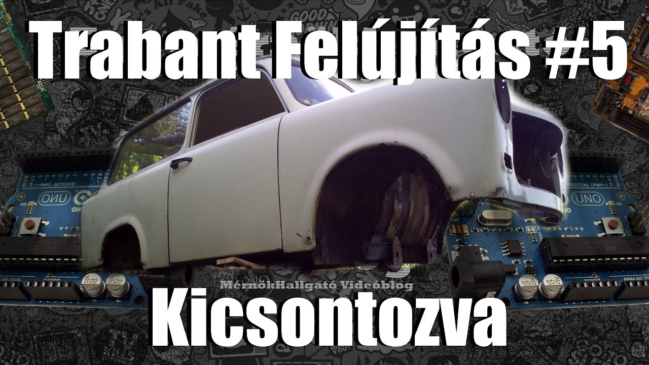 Trabant felújítás #5 Kicsontozva