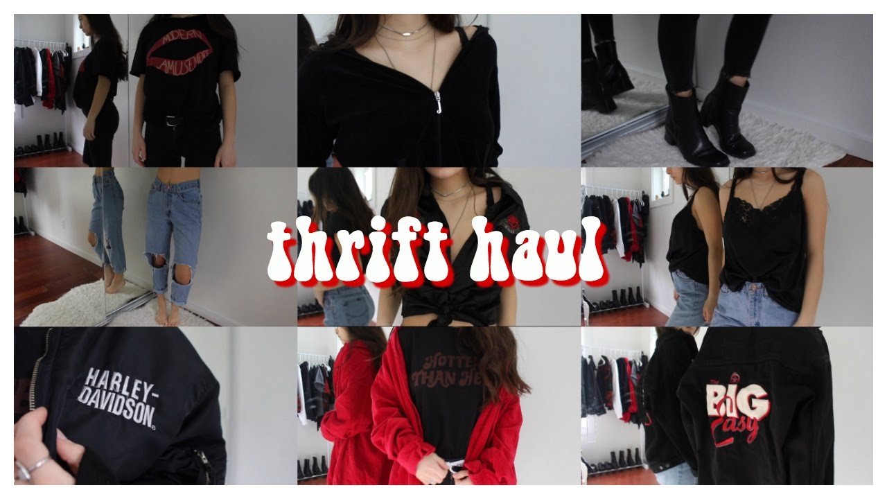 BALLIN ON A BUDGET ☆TRY ON THRIFT HAUL NO.1