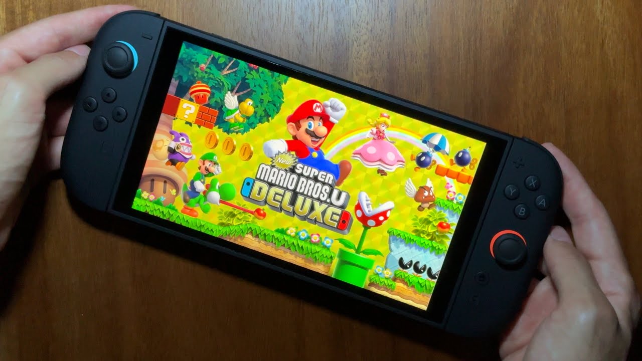 New Super Mario Bros. U Deluxe (Handheld) Nintendo Switch 2 Gameplay