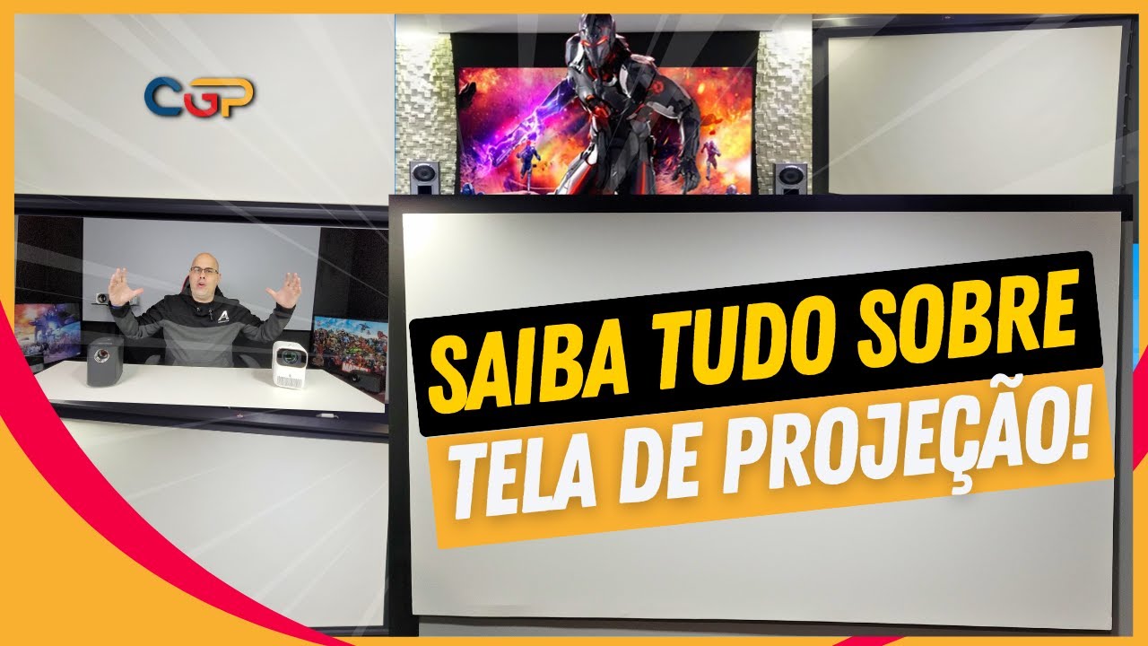 GUIA COMPLETO PARA ESCOLHER A TELA DE PROJEÇÃO PERFEITA PARA SEU PROJETOR + DICA EXCLUSIVA! Geek301