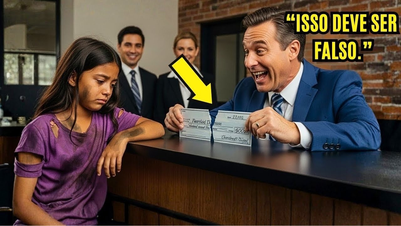 O GERENTE RASGOU O CHEQUE DA MENINA POBRE… SEM IMAGINAR QUE ELA ERA A HERDEIRA DO BANCO