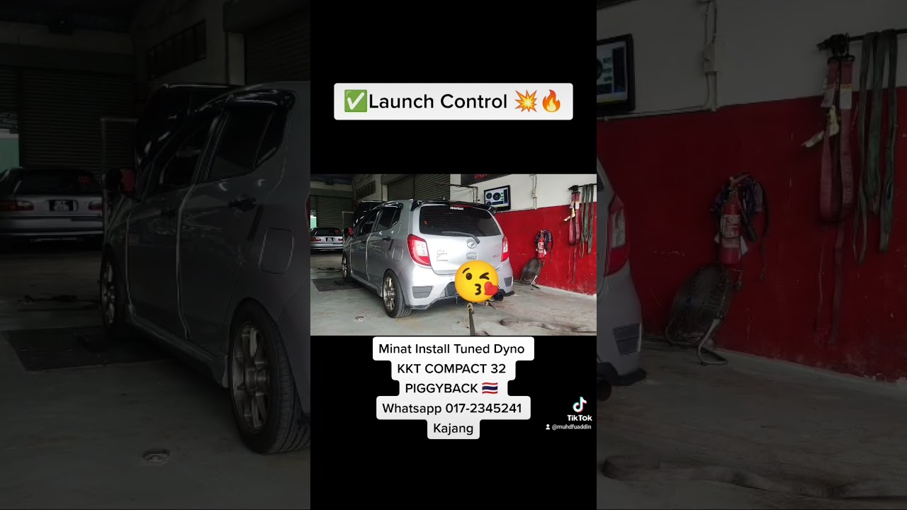 Perodua Axia Auto Upgrade Full System Exhaust ➕ Install Tuned Dyno KKT COMPACT 32 PIGGYBACK 🇹🇭