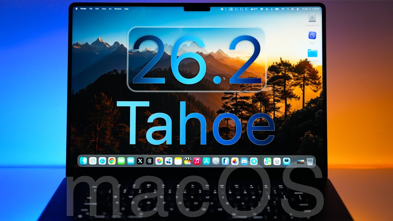 macOS 26.2 Tahoe is Out! - What's New?