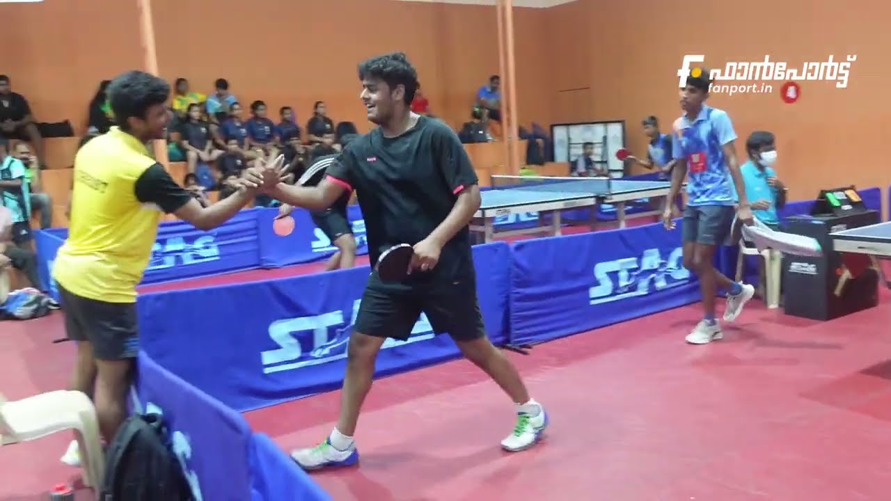 U19 Boy's - Krishna Prasad (Trivandrum) vs Anandu VS(Thrissur) - Kerala State TT Championships