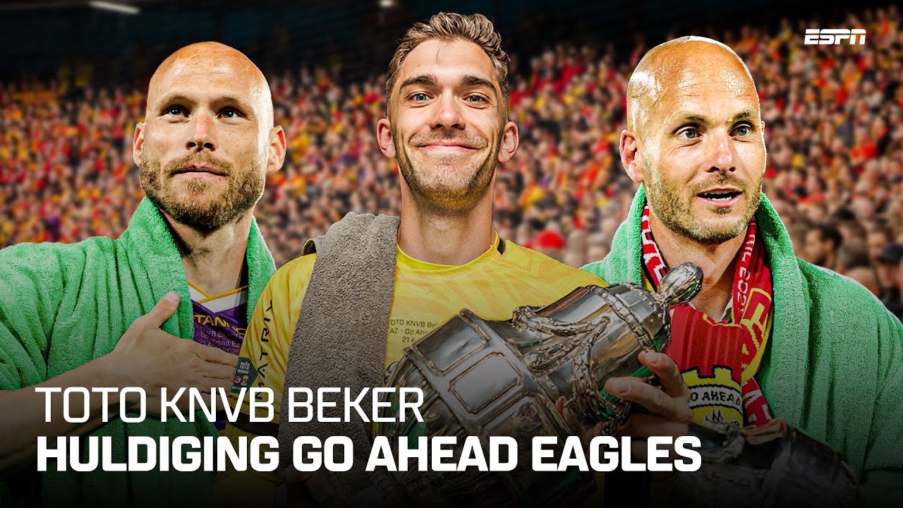 HULDIGING BEKERWINNAAR GO AHEAD EAGLES in Deventer! 🏆