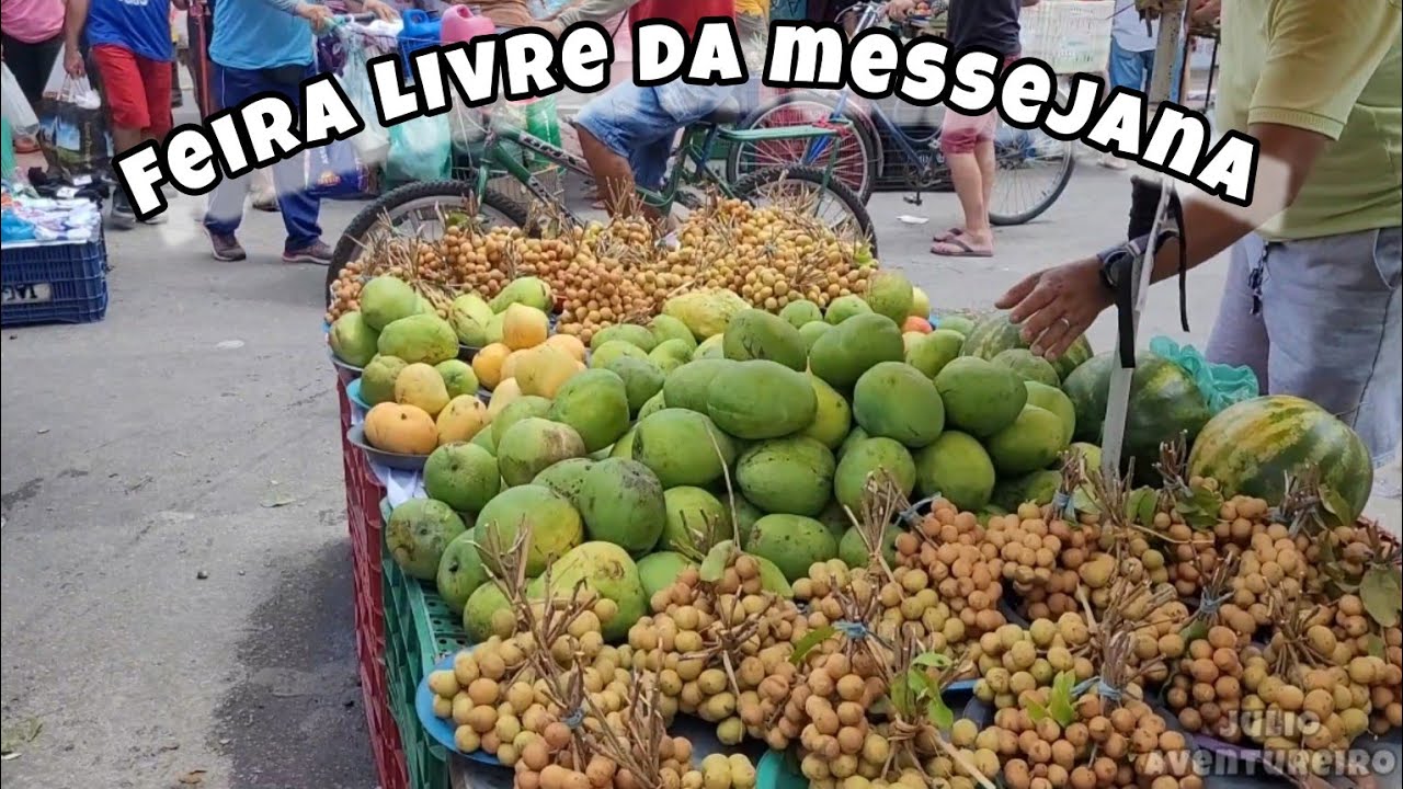 Feira livre da messejana no domingo muita coisa boa.