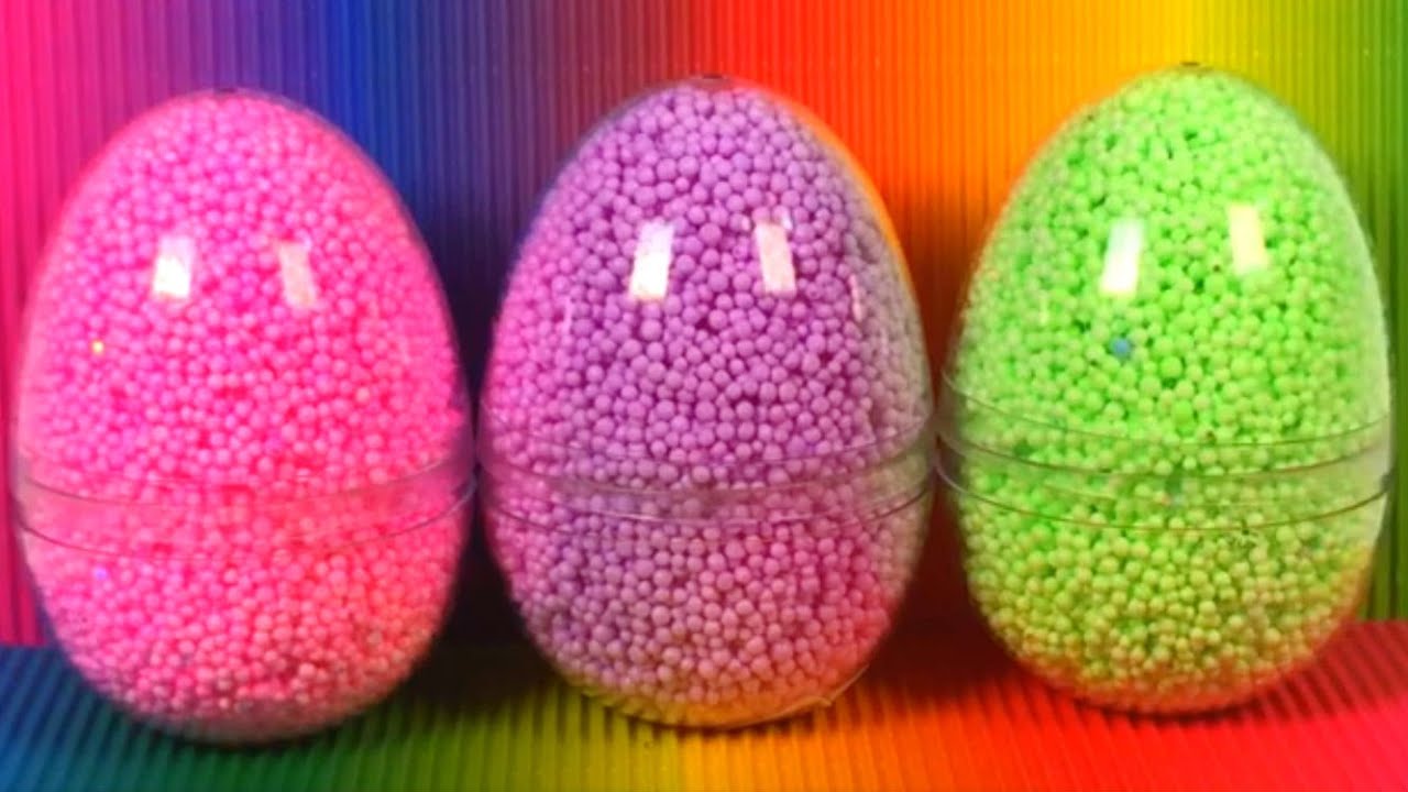 Foam Surprise Eggs 🍭Surprise Toys Inside