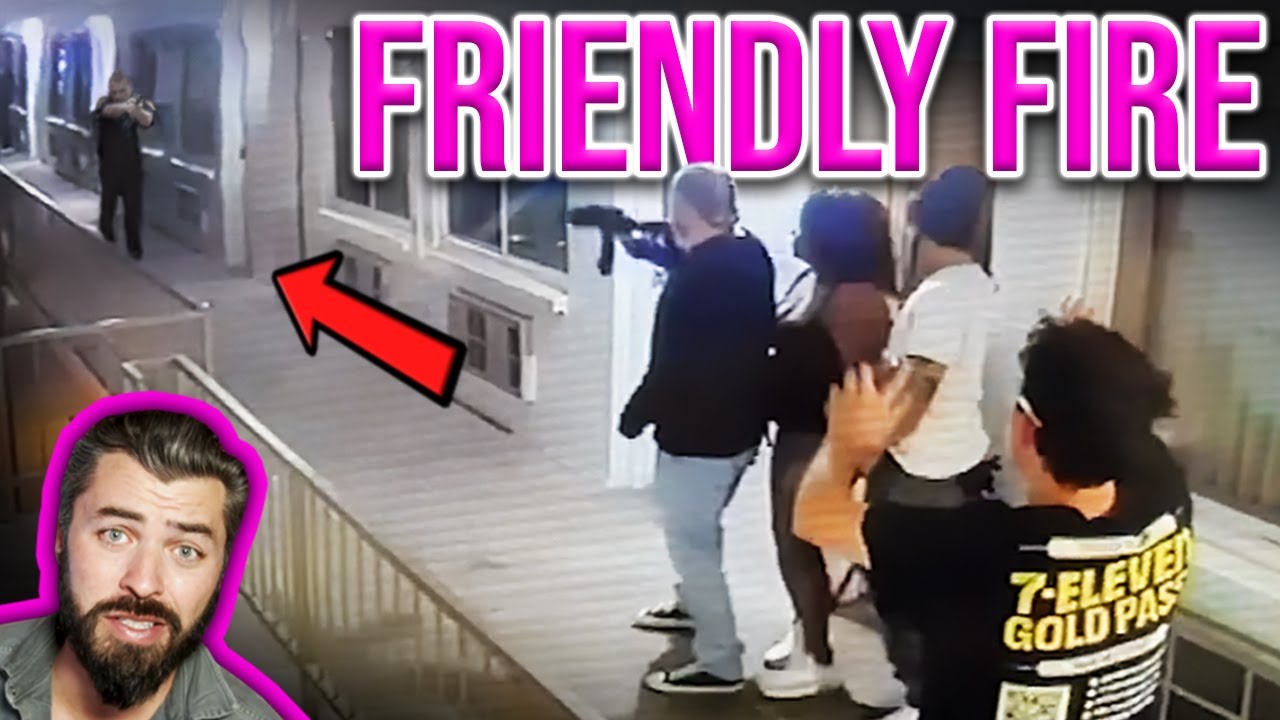 Suspect Points AK At Cop, Gets His Friends SHOT!