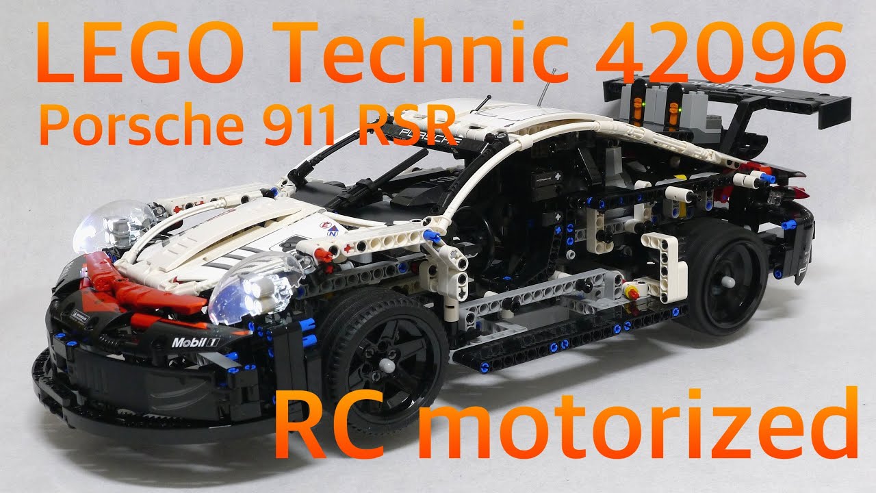 레고 테크닉 42096 포르쉐 911 RSR RC motorized