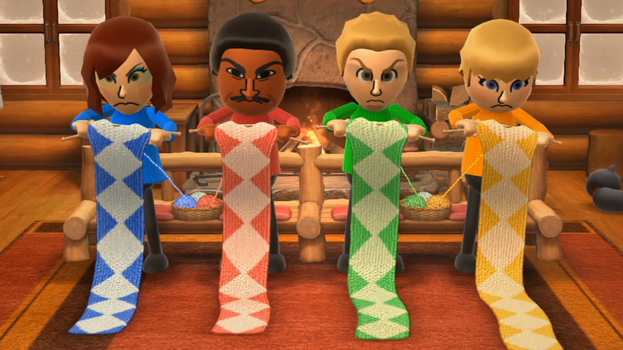Wii Party U - Minigames Collection - Player Vs Sophia Vs Xixi Vs Zikai