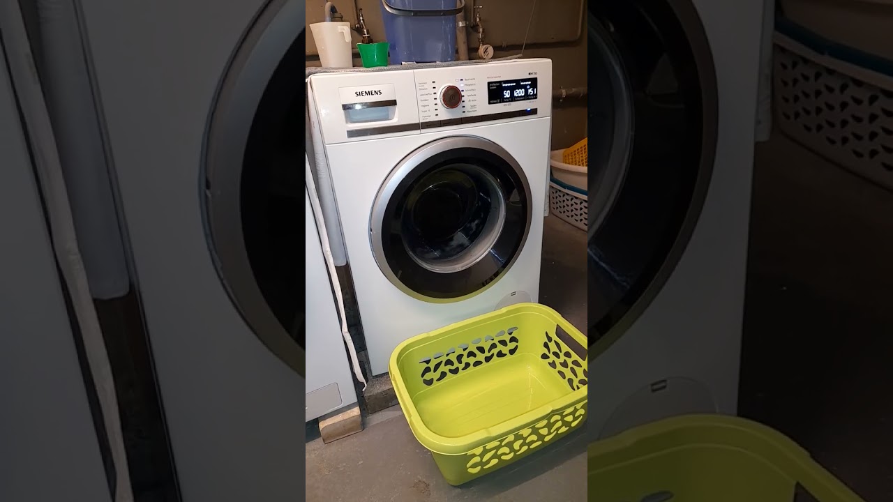 Waschtag waschmaschine von Beko und Siemens iq700 