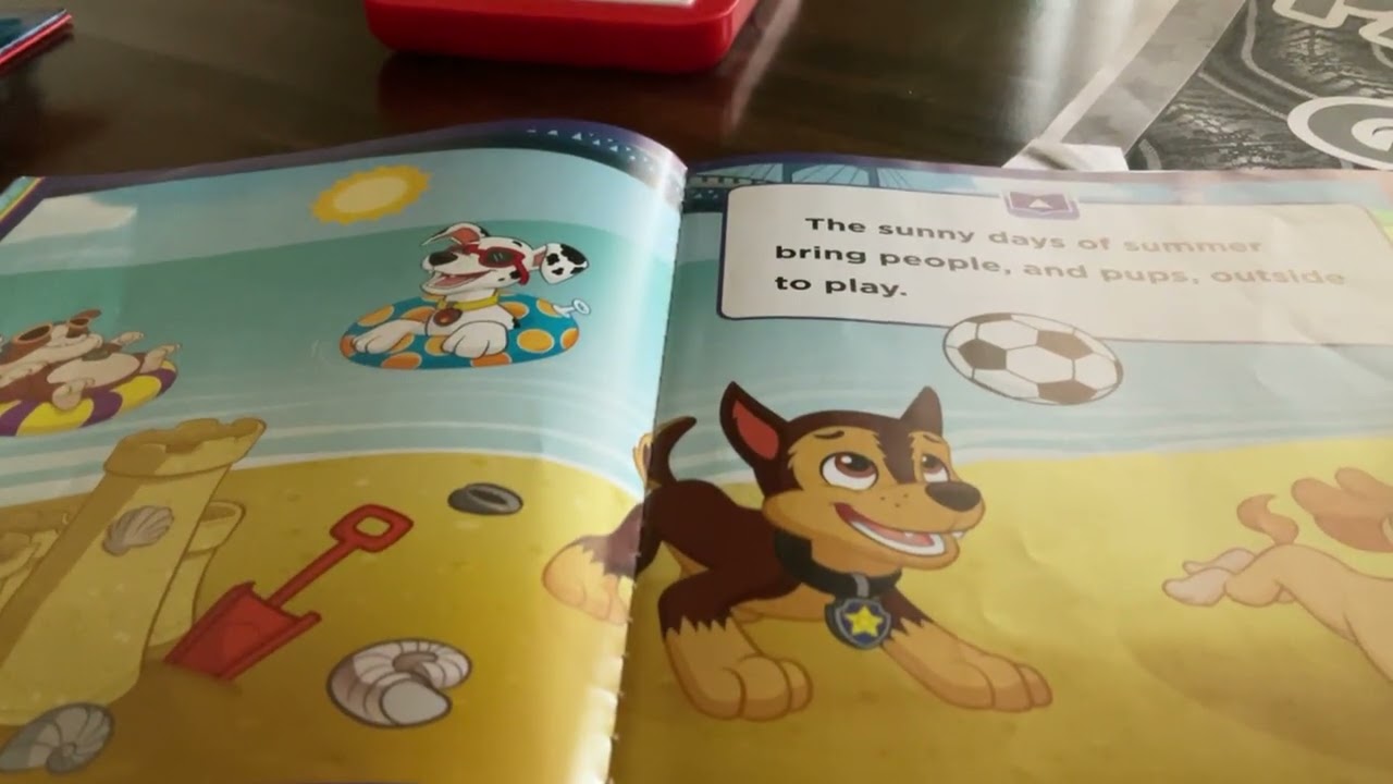 Paw patrol pups for all seasons read aloud