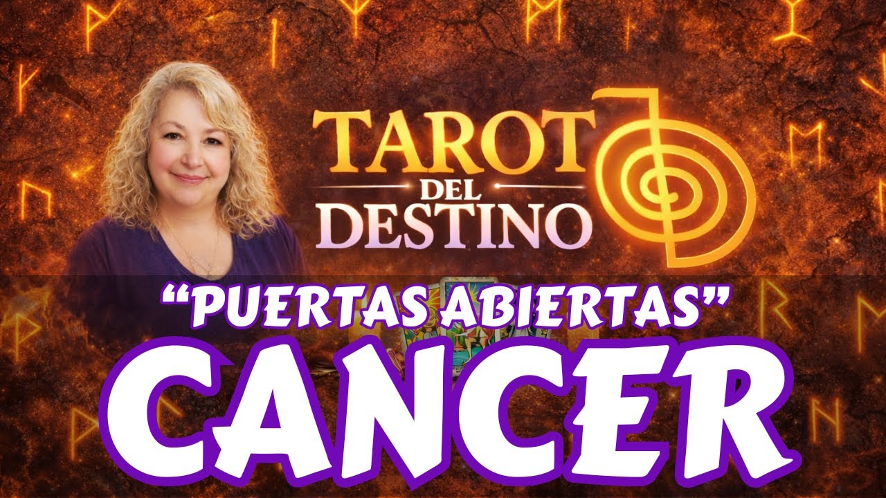 CÁNCER ♋ SE ABREN PUERTAS YA… LLEGAN DINERO Y OPORTUNIDADES | Tarot del Destino #cancer