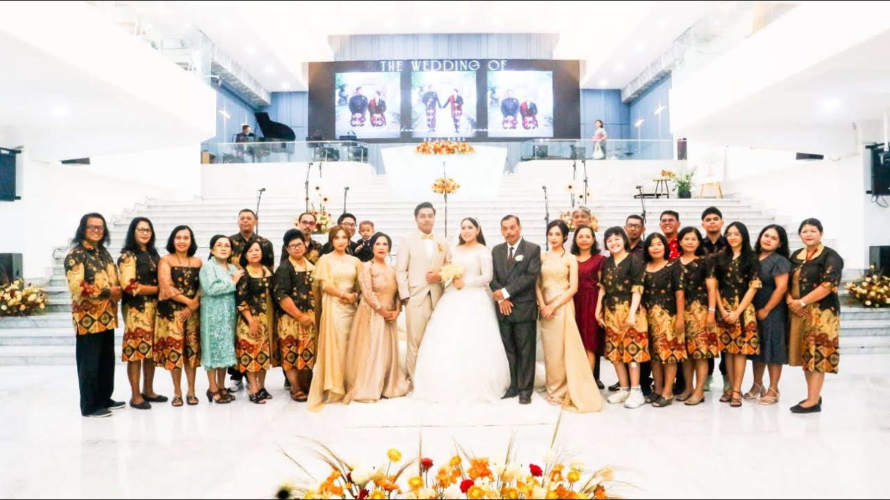 AKAD NIKAH ABRAHAM DAN AGNES DI GPT KRISTUS KASIH MALANG, KELUARGA BESAR DATANG SEMUA ‼️‼️