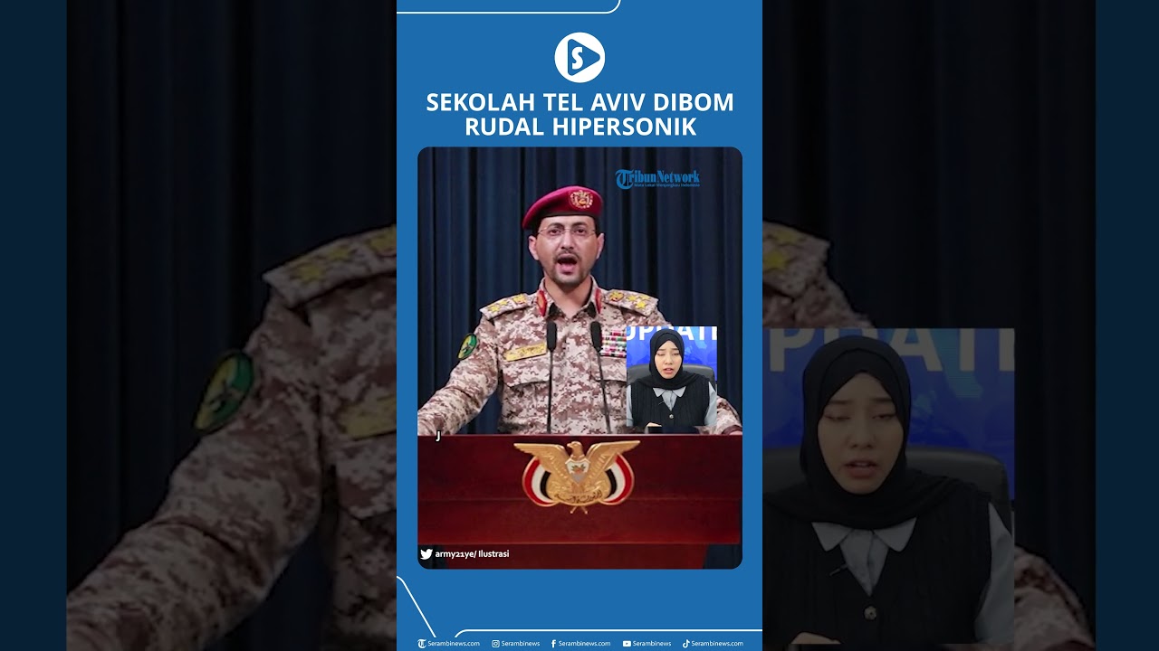 Rudal Hipersonik Houthi Hantam Sekolah Israel dan Perumahan ZIonis di Dekat Tel Aviv