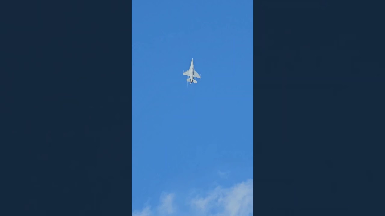 F-16 de la fuerza a&eacute;rea de Chile. Fidae 2024. #fidae2024 #f16 #fidae #f22 #santiagodechile