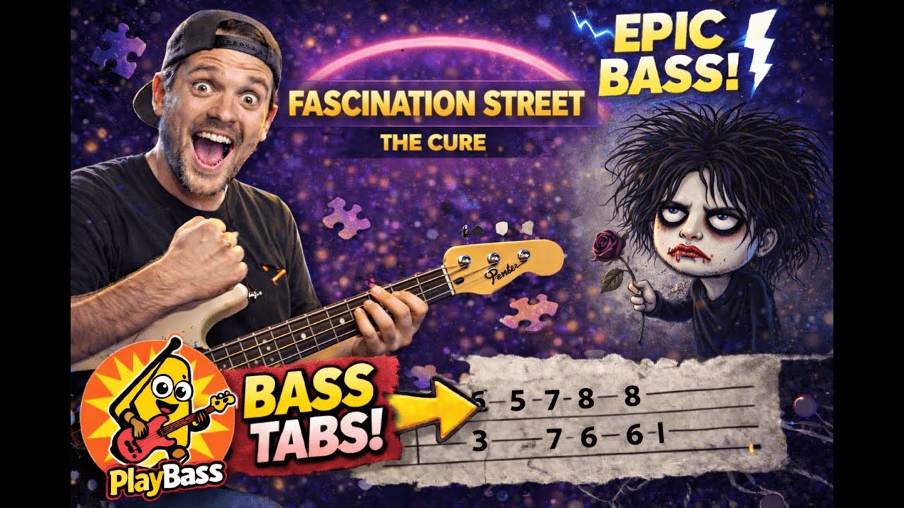 Fascination Street – The Cure (Bass Cover + Tab)