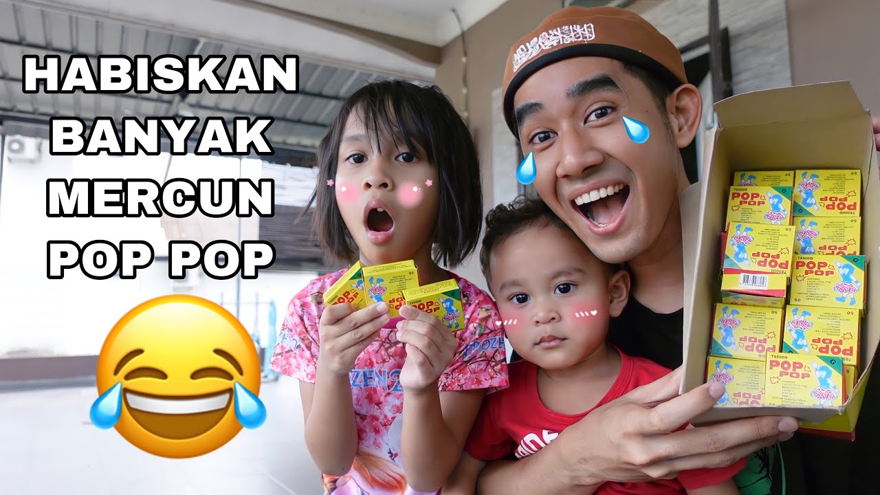 AKU HABISKAN BANYAK POP POP 😂 MERCON PALING SELAMAT 🤣