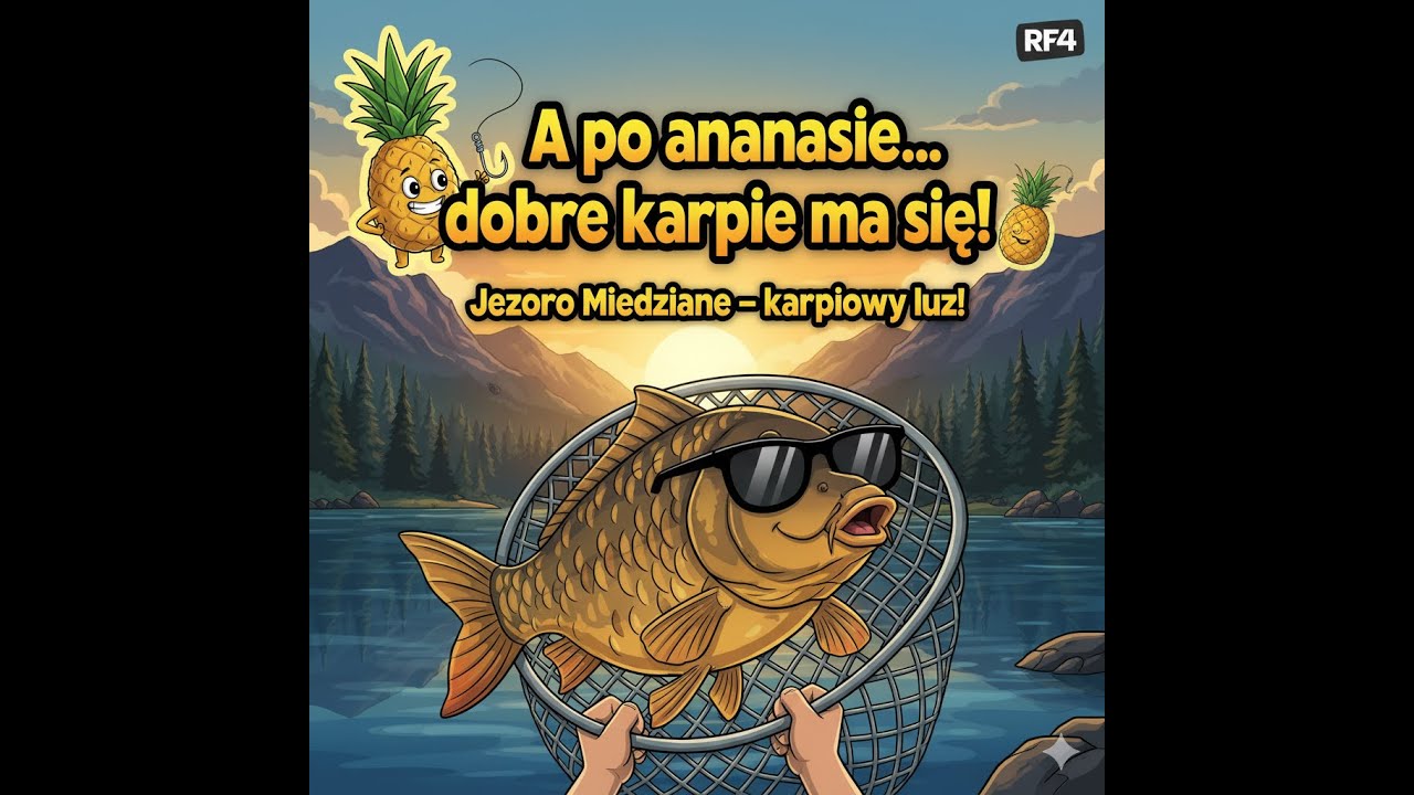 🎣Russian Fishing 4 &ndash;  Jezioro Miedziane - A po ananasie&hellip; dobre karpie ma się! 🍍🎣🐟 #rf4