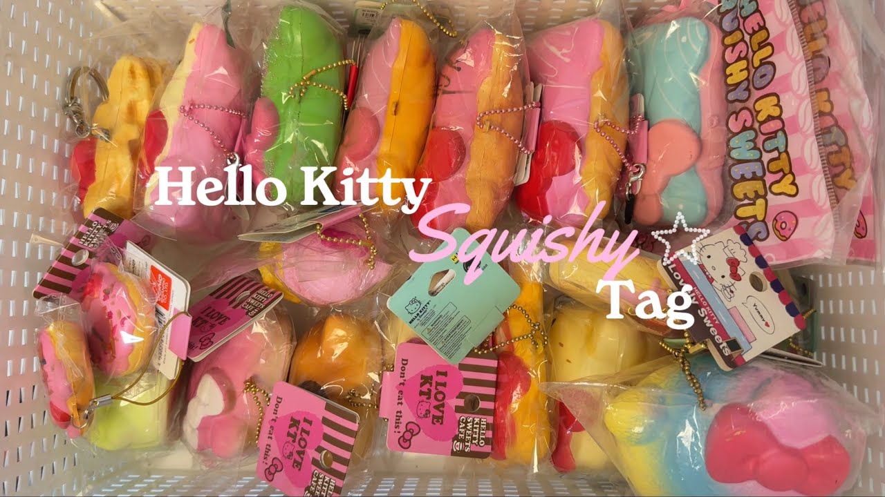 Hello Kitty Squishy Tag Collection🎀🌟 #squishy #squishycollection #hellokitty #collection