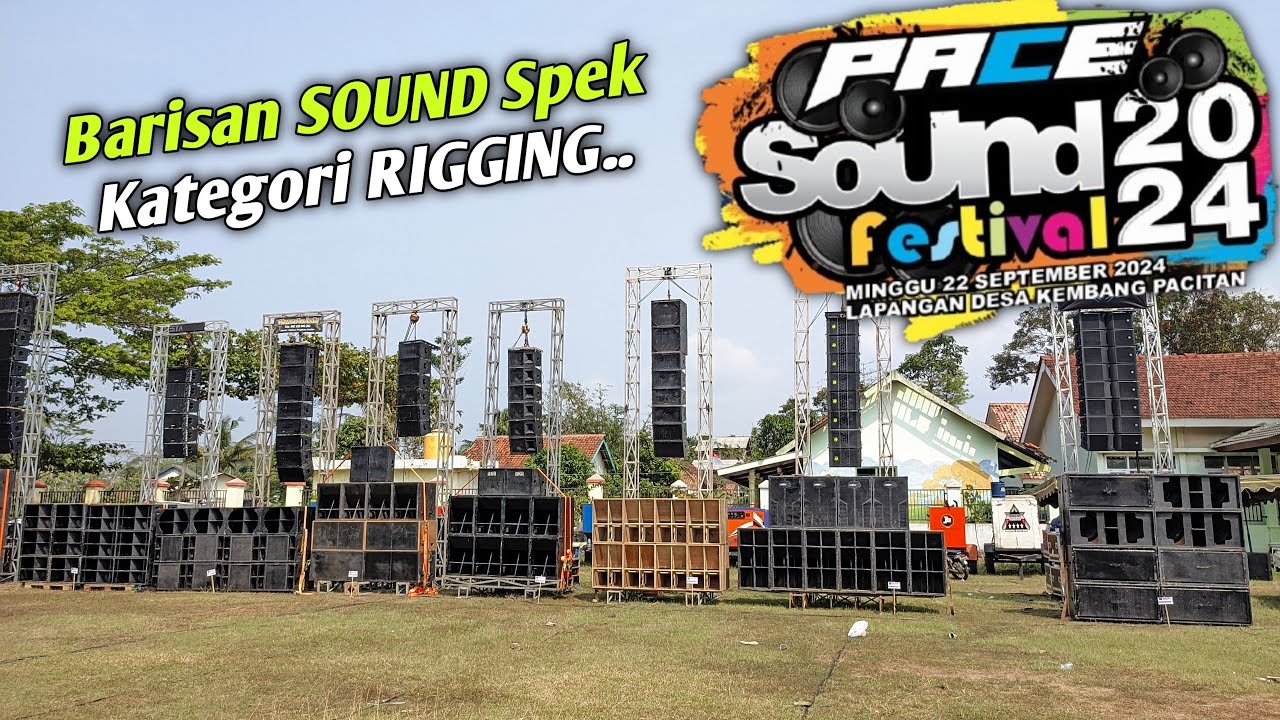 Barisan SOUND Kategori RIGGING,, Festival PARADE PACE SOUND PACITAN 2024.