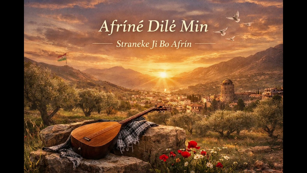 Afrînê Dilê Min | Acoustic Kurdish Song (Straneke Ji Bo Afrîn)