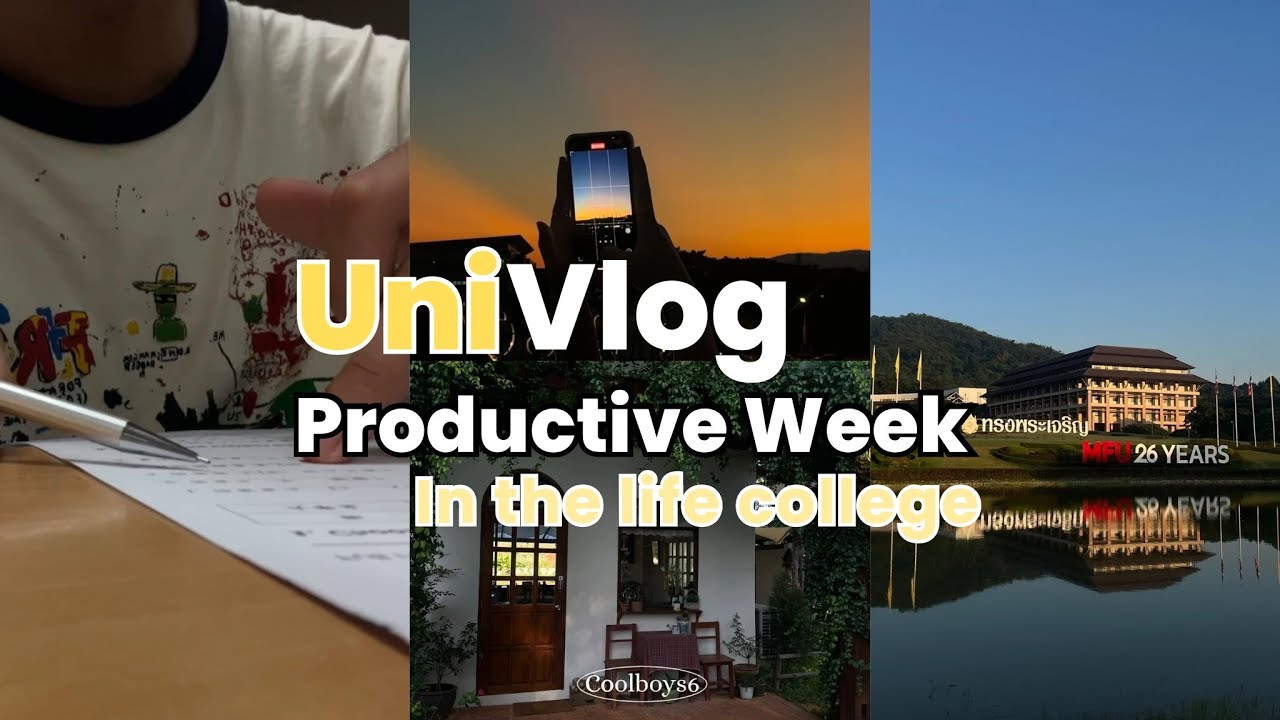 Uni Vlog |  Productive week in the life college | Coolboys6