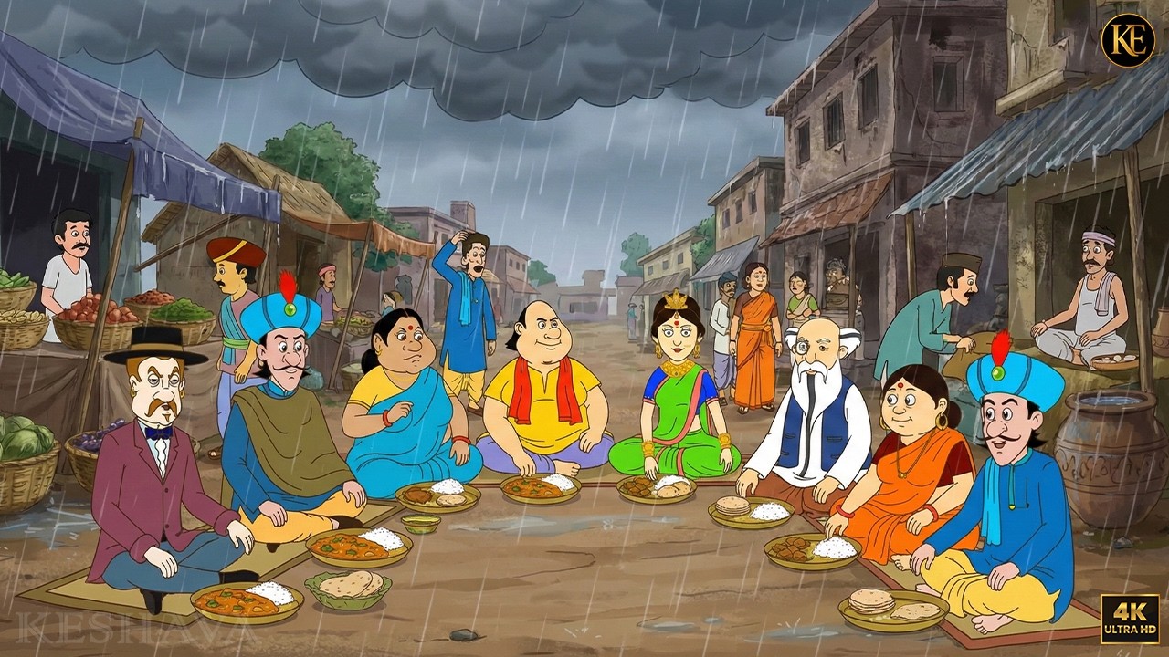 মুষলধারে বৃষ্টিতেও রাস্তার মাঝেই রাজভোজ! | Gopal Bhar - গোপালভাঁড় | New Episode 2026