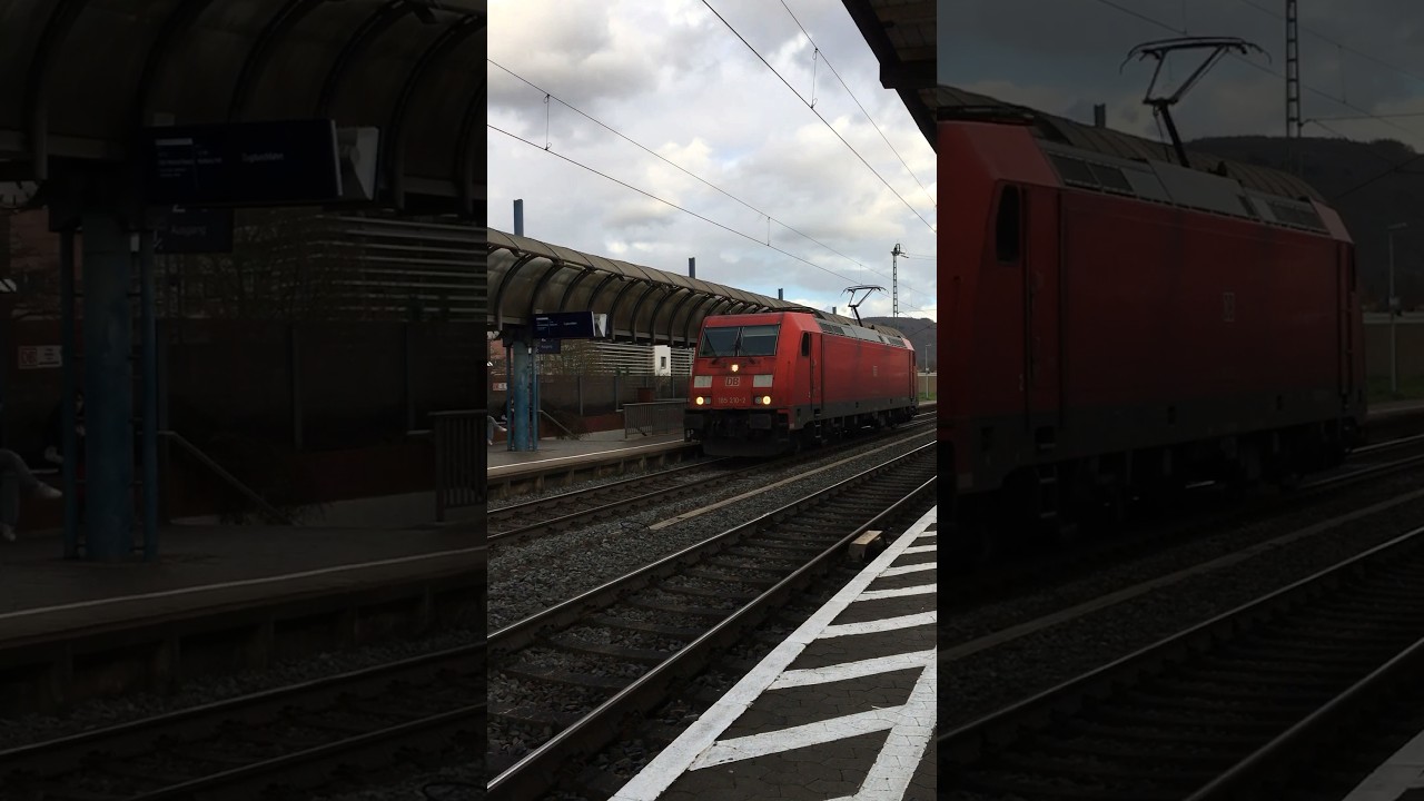 Da fehlt doch was ! I Br 185 ohne Zug 🙃