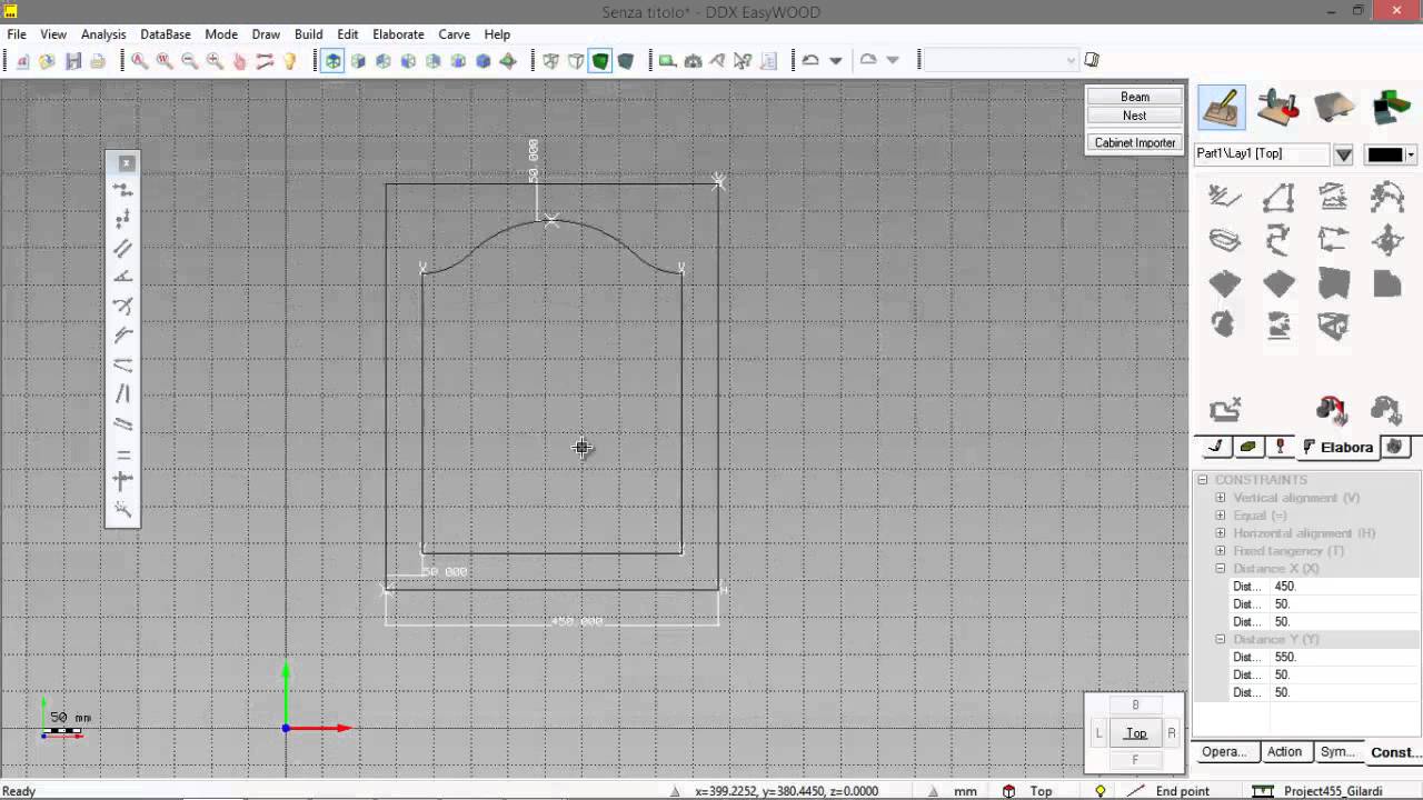 Masterwood Master3D - projektowanie frontów parametrycznych