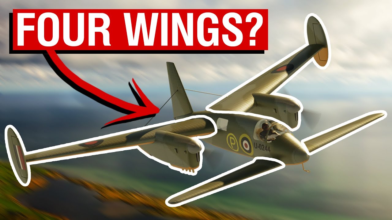 Tandem Wing Aircraft Were Almost A Thing In WWII | Miles M.35/39 Libellula [Aircraft Overview #83]