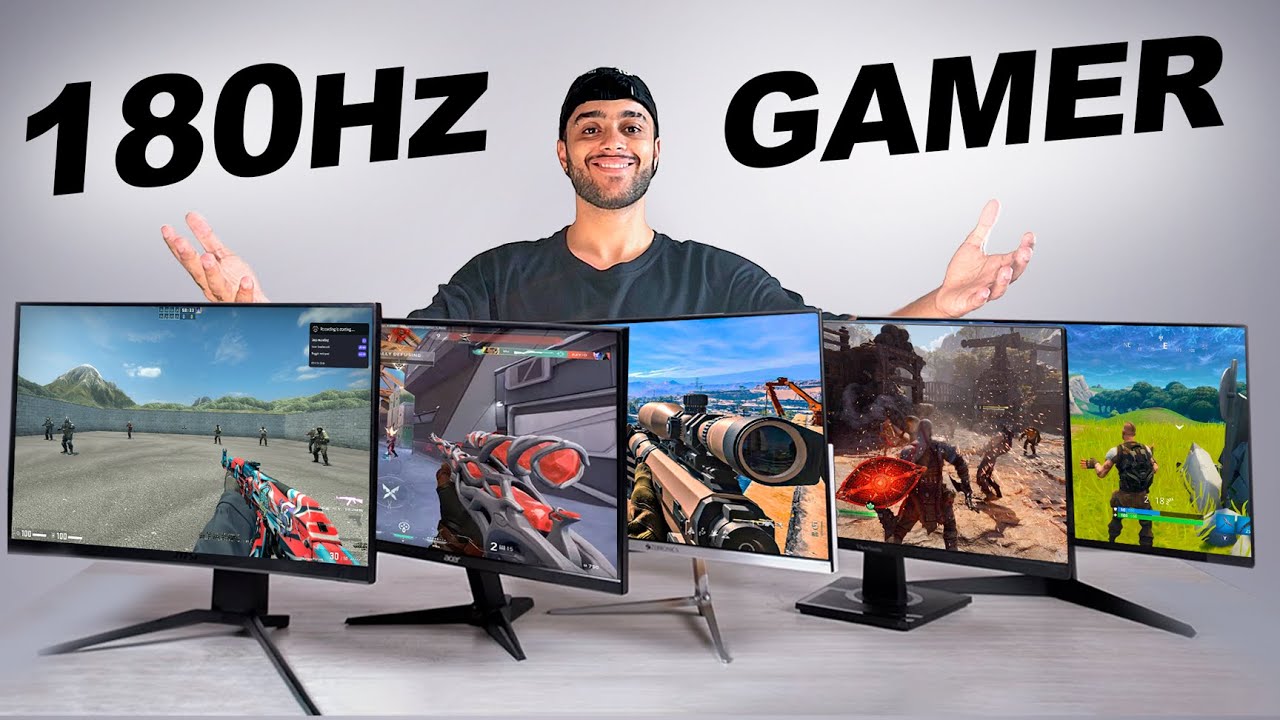 TOP 7 Monitores GAMER BARATO Custo-Benef&iacute;cio 2026 at&eacute; 180hz - BARATO DE VERDADE