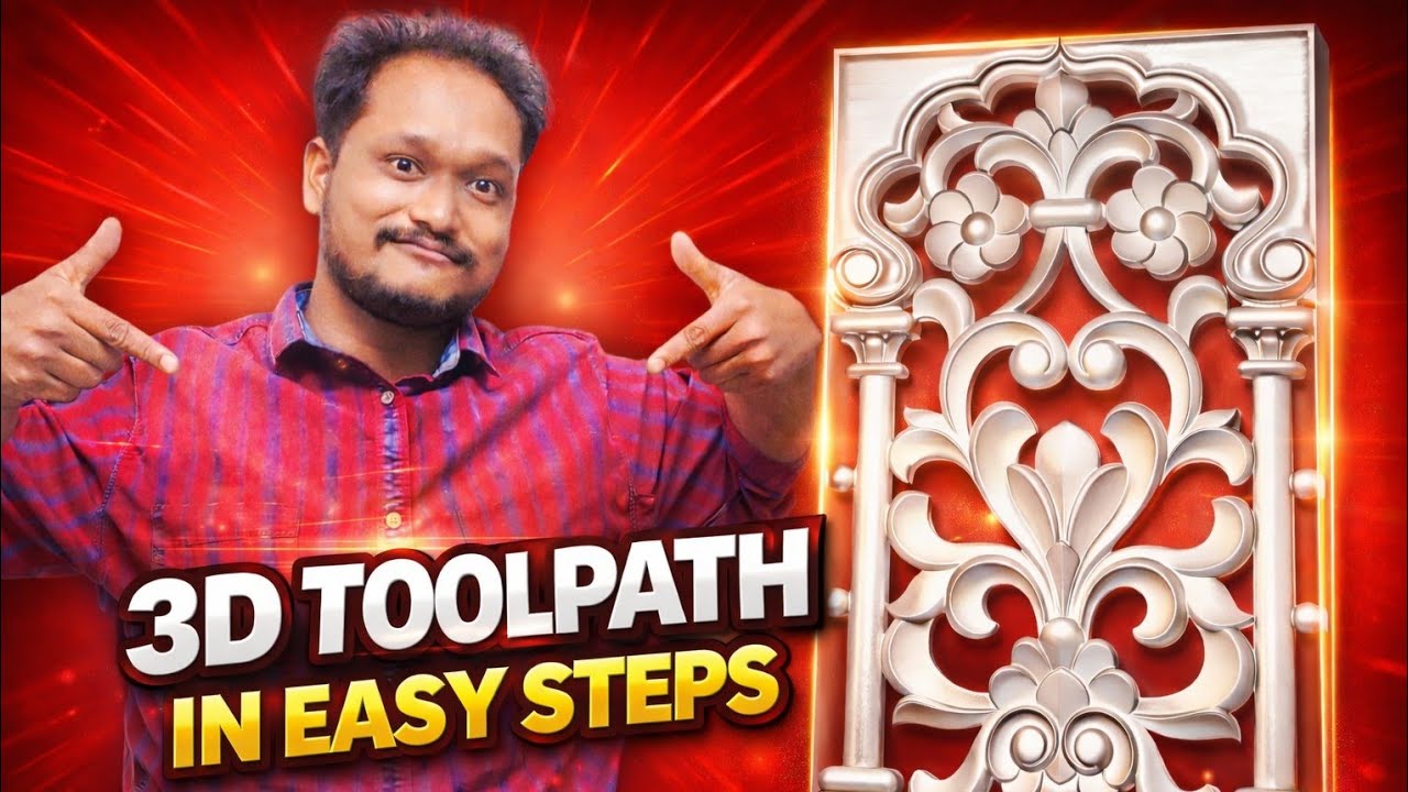 How to create toolpath in Artcam 2018 | Artcam main 3d toolpath kese banaye| Step by step 